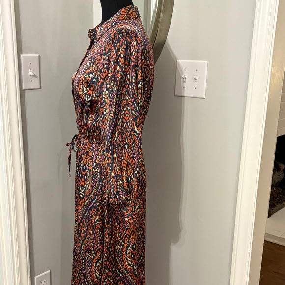 EsQualo DRESS LONG SATEEN REWILDING Size 4 NWT BEAUTIFUL!! - Picture 8 of 12